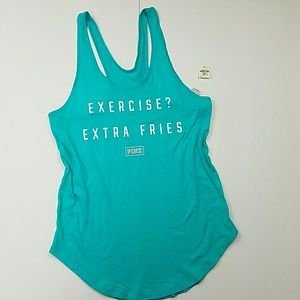 Pink Victoria's Secret Tank Top Shirt NWT